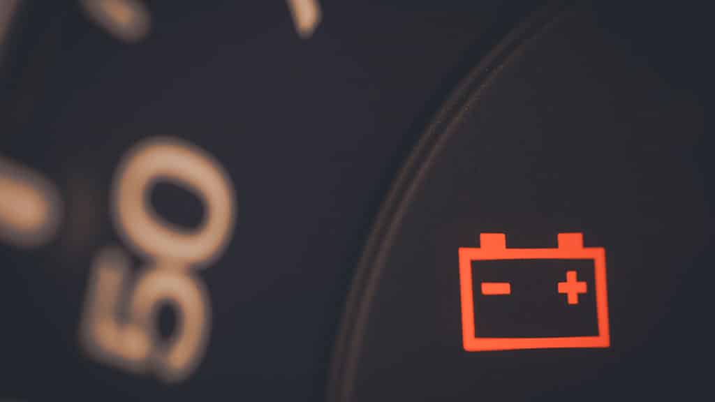 Car Battery Warning Light