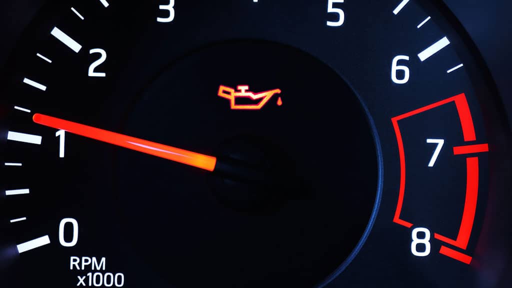 Car Oil Pressure Warning Light